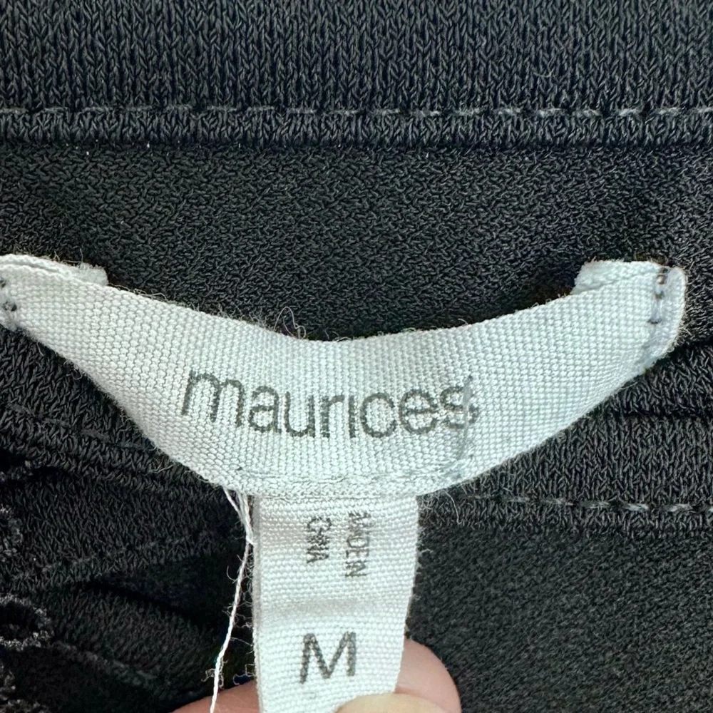 Maurice’s Lace Up Black Tank Top Size MD - Picture 4 of 5